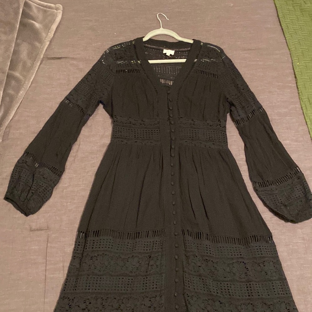 Dee Elly Black Lace Dress